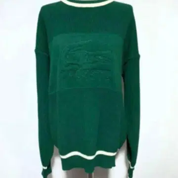 구제 의류 LACOSTE 그린 니트 스웨터