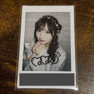 오가와 나나코 친필 사인 폴라로이드