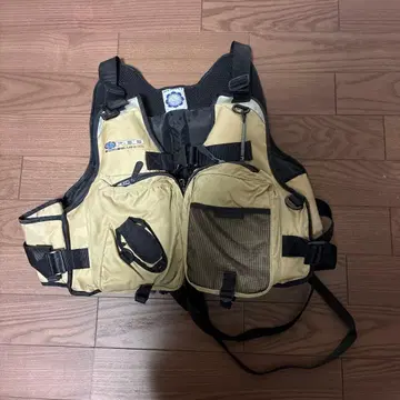 RIVALLEY 낚시용 조끼 베이지/블랙