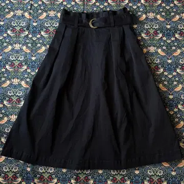 Deuxieme Classe 벨트 코튼 롱 스커트 플레어