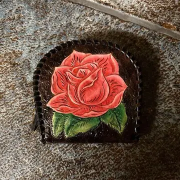 코인 케이스 장미 해골 감옥 작업 제품