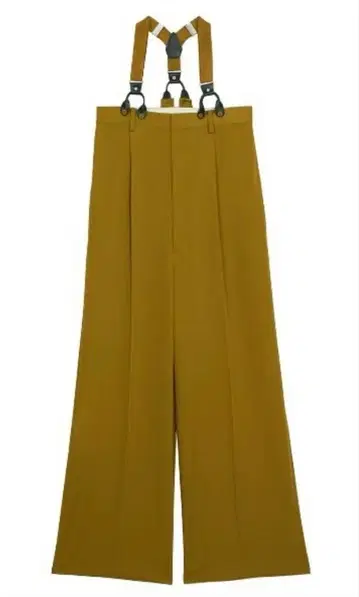 [ 새상품 ] AMERI SUSPENDER PANTS 머스타드 S 사이즈