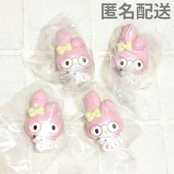 [ 미개봉 새상품 ] 산리오 안경 마이멜로디 피규어 4개 가챠