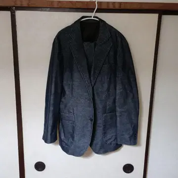 Wilkes Bashford 다크 블루 테일러드 자켓