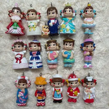 후지야 미니미니 페코짱 포코짱 키링 세트 FUJIYA