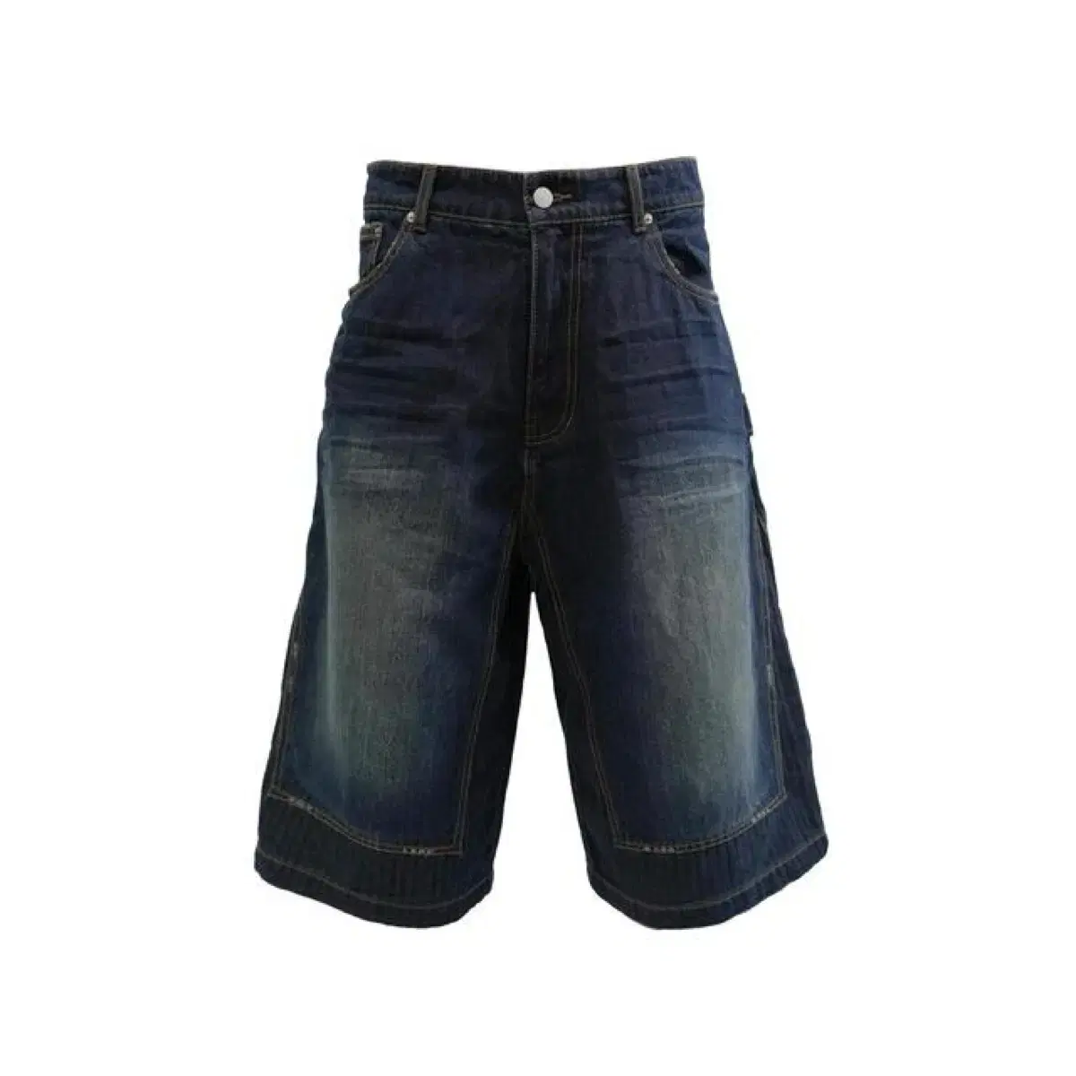 46] Egonlab Cargo Blue Stonewash Denim #에곤랩,#와이드데님