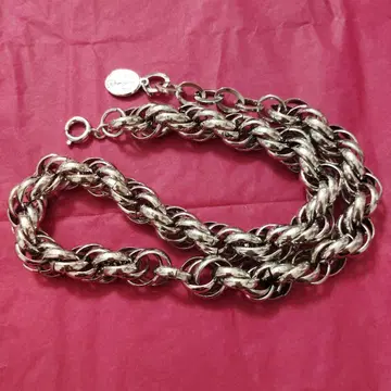 트위스트 체인 목걸이 팔찌 커프스 세트