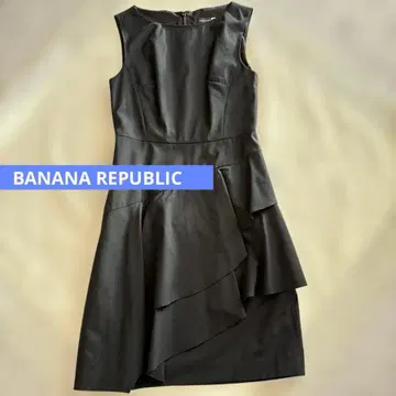 BANANA REPUBLIC 블랙 드레스 슬리브리스