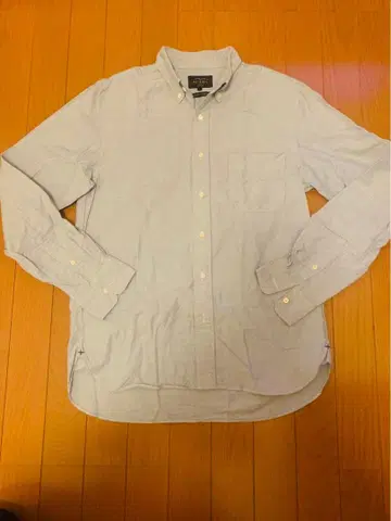 BEAMS PLUS 버튼 다운 옥스퍼드 셔츠 블루 S 사이즈