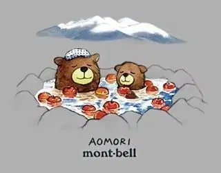 몽벨 지역 디자인 T셔츠 / 아오모리 / L / 화이트