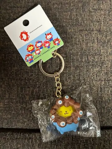 [ 미사용 새상품 ] 미야쿠미야쿠 산리오 콜라보 폼폼푸딩 키링