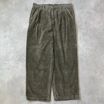 세인트 존스 베이 W36 치노 코듀로이 00s 구제 의류 카키 17097