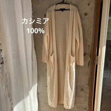 BANANA REPUBLIC 100% 캐시미어 롱 가디건 S