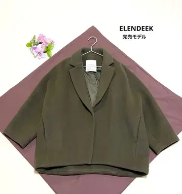 엘렌딕 하프 코트 코쿤 미들 코트 새상품급 완판 울 현행