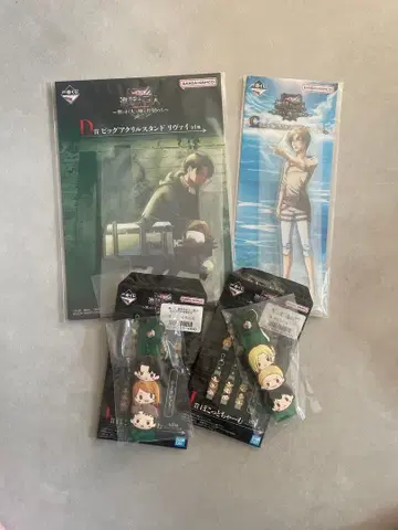 [제일복권] [진격의 거인] 리바이 엘렌 아크릴 스탠드 뽁뽁이 참