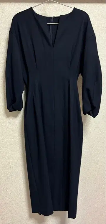 베르메이유 페예나 트윌 허리 쉐이프 원피스 38 네이비