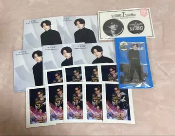 SixTONES 마츠무라 호쿠토 아크릴 스탠드 캔뱃지 특전