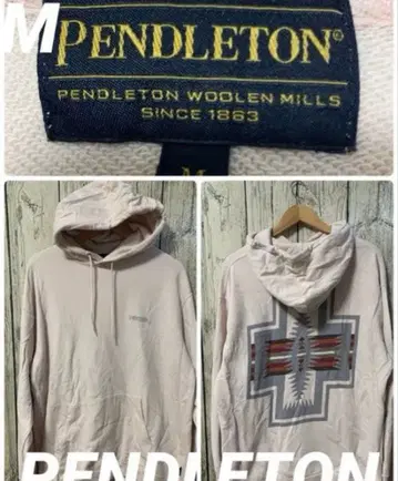 펜들턴 남성용 M 후드티 풀오버 후디 하딩