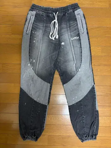 SAPEur 사풀 빈티지 데님 트랙 팬츠