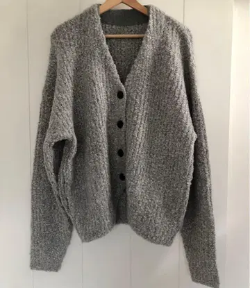 ELLIE 롱 부클 가디건