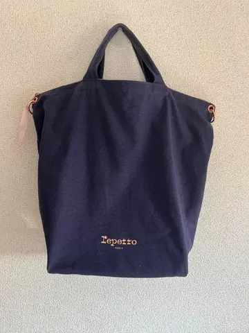 Repetto 네이비 토트백 숄더 발레 레슨