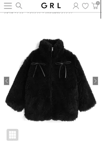 리본 포함 보아 자켓 GRL