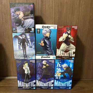 인형뽑기 경품 주술회전 피규어 7개 세트