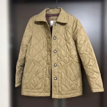 AIGLE 베이지 퀼팅 자켓 M 사이즈