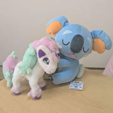 포켓몬 잠만보 가라르 포니타 봉제 인형 2종 세트