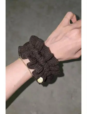 lui jewelry / CHOUCHOU01 브라운 스크런치