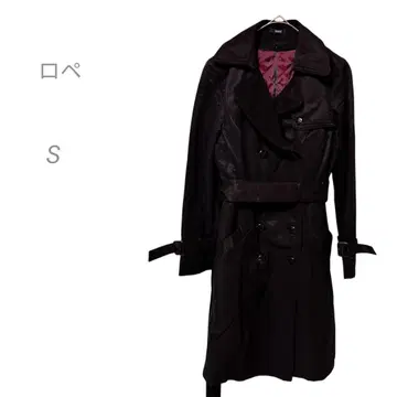 ROPE 롱 코트 벨트 포함 S 포멀 로페