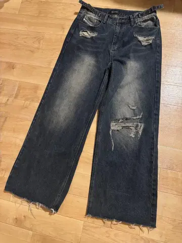 MASONPRINCE 데미지 진 사이즈 L