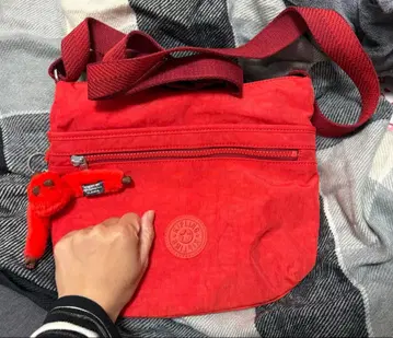 Kipling 빨간색 숄더백