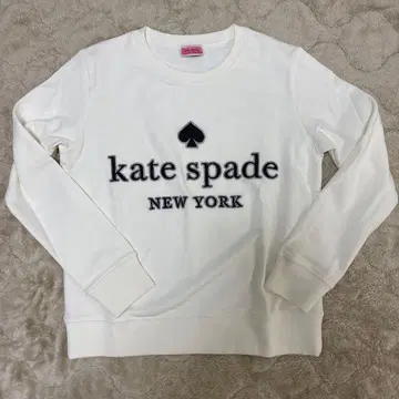 kate spade 케이트 스페이드 [ 새상품 ] 화이트 로고 맨투맨