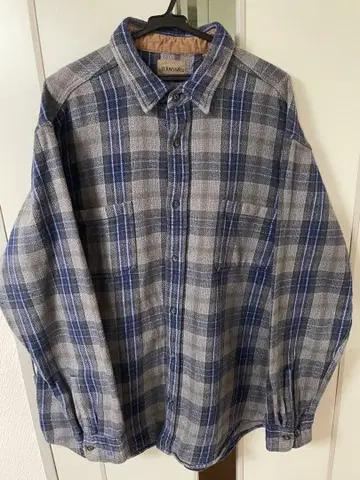 90s st.johns bay 헤비 코튼 플란넬 셔츠 XL