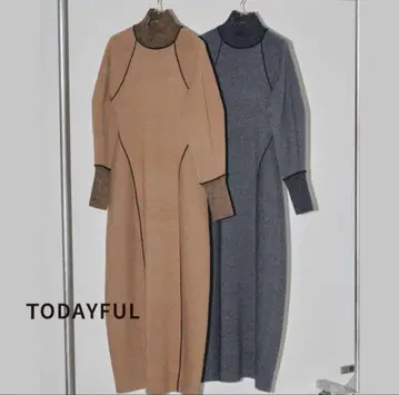 TODAYFUL balloonknit op 베이지/올리브