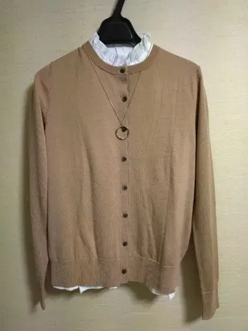 미사용 유니클로 메리노울 100% 가디건