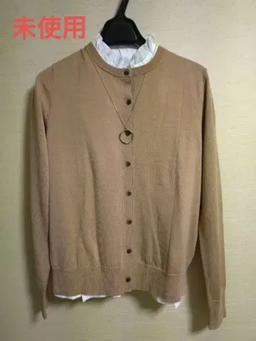 미사용 유니클로 M 메리노울 100% 가디건
