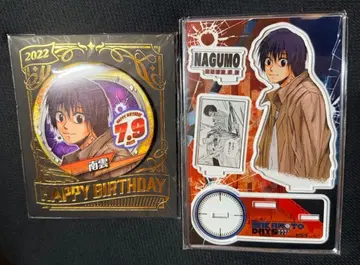 사카모토 데이즈 디오라마 피규어 벌스데이 캔뱃지 2022 나구모