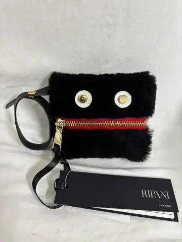 택 포함 새상품 [ Spick&Span ] RIPANI 무스탕 참 블랙