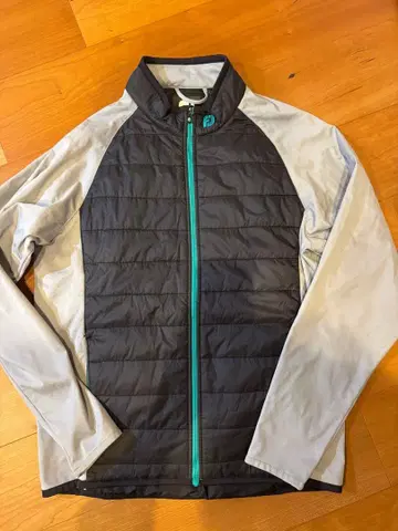 FJ 남성용 자켓 그레이/블랙 퀼팅