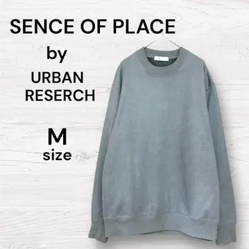 센스 오브 플레이스 새상품급 그레이 트레이닝복 스웨이드 터치 속기모