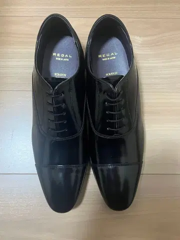 REGAL 블랙 드레스 슈즈 25 1/2