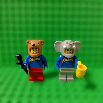 레고 LEGO 미니 피규어 파빌랜드 곰 코끼리