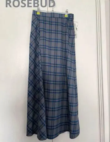 [ 택 포함 새상품 ] ROSEBUD 로즈버드 체크 무늬 롱 스커트