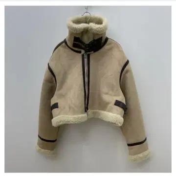 스웨이드 페이크 무스탕 보아 자켓 무스탕 자켓