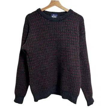 울리치 네이비 택 80s 빈티지 바즈 아이 니트 L 홍콩제