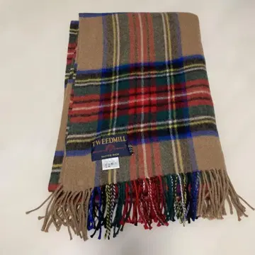 새상품급 TWEEDMILL 트위드밀 대형 스톨 머플러