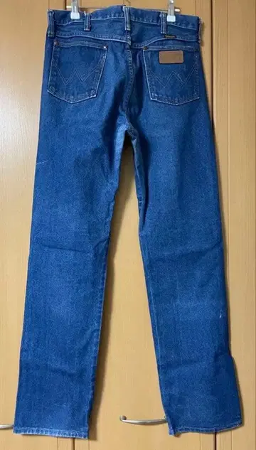 Wrangler 13MWZ 스트레이트 데님 팬츠 구제 의류