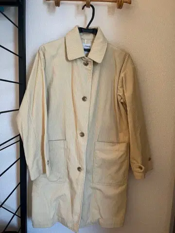 coen 베이지 코듀로이 코트 M